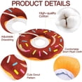 thumbnail image 5 of Cat Cone Collar Soft, Cute Cat Donut Collar After Surgery, Adjustable Kitten Recovery Cones to Stop Licking, Lightweight Neck Elizabethan Collars for Cats Kittens (Brown, Large), 5 of 14