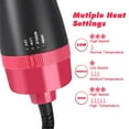 thumbnail image 3 of Ustar One Step Hair Dryer & Volumizer 13" Nylon Hot Air Brush, Ionic, Black, 3 of 9