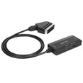 thumbnail image 2 of SCART a adaptador compatible con HDMI Portáficas portátiles para el convertidor de plástico digital Televisión de medios reproductor de video Adaptador de video sin conductor Inevent EL005494-00B, 2 of 7