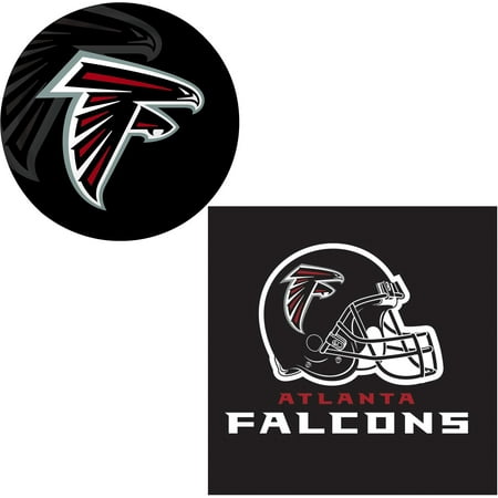Atlanta Falcons Football Table Decoration 24pc Party Pack, Red Black