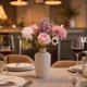 thumbnail image 1 of Artificial Mixed Flower Bouquet With Rose Flower And Accents For Home Wedding And Table Decor, 1 of 6