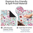 thumbnail image 4 of Floral Rubber Table Mat 31.5x31.5 Inches for Adult Game Night Primary Use for Mahjong Tiles Secondary Use for Cards and Boards, 4 of 7