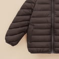 thumbnail image 4 of Lmnyox Puffer Jackets for Girls Zip Up Long Sleeve Stand Collar Coats Puffy Jackets with Pockets 1-12 Years, 4 of 6