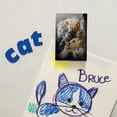 thumbnail image 2 of Orange Bengal Tigers Rectangle Acrylic Fridge Refrigerator Magnet, 2 of 5