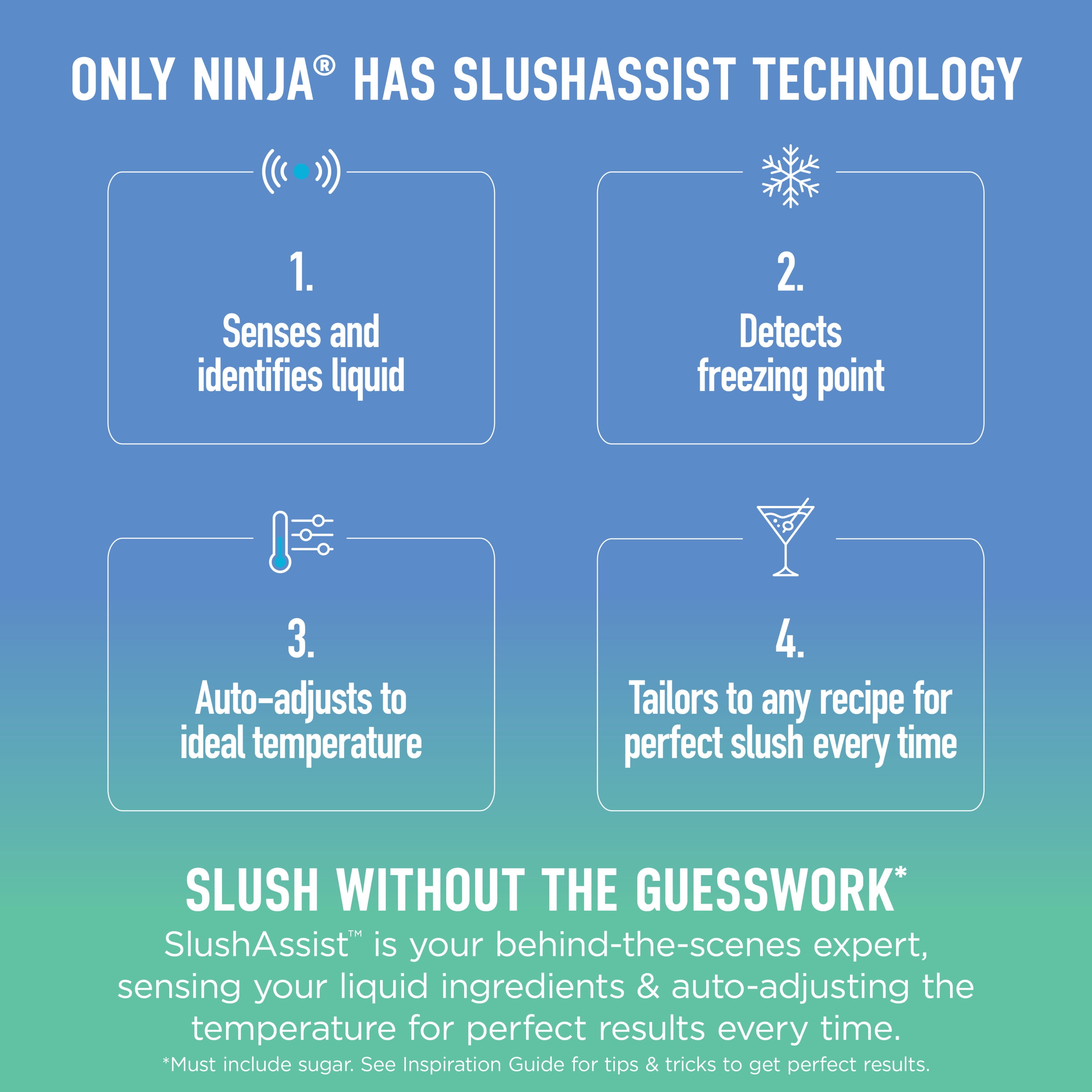 Ninja SLUSHi XL 128-Oz Frozen Drink Machine, SlushAssist Technology, 6 Presets, Dishwasher Safe, Party-Sized, Slushy Maker, FS601 Mocha