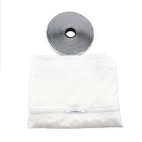Portable Air Conditioner Window Seal Kit Adjustable Length Sealing Cloth With Heat Insulation Oxford Fabric For Sliding Window AC Units 300-400cm White