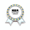 thumbnail image 1 of Quote Keyboard Warrior Insignia broche Medalla ganadora, 1 of 3
