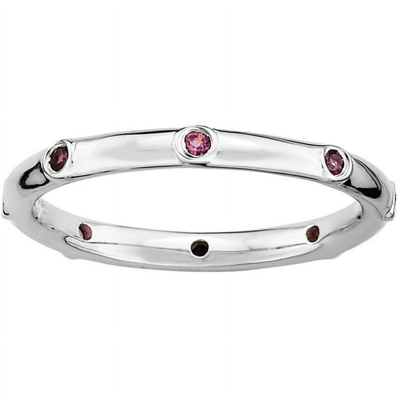 Rhodolite Garnet Sterling Silver Ring