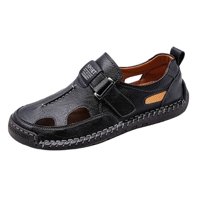Outdoor Hiking Sandals Closed Toe Design Soft Sole Non Slip Comfortable Lightweight Sport Sandals for Beach Commuting