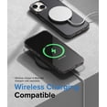 thumbnail image 6 of Ringke Fusion [Anti-Fingerprint Technology] Compatible with iPhone 14 Case 6.1 Inches, Protective Sturdy Back Shockproof TPU Bumper Translucent Smudge Proof Cover for Women, Men - Matte Smoke Black, 6 of 11