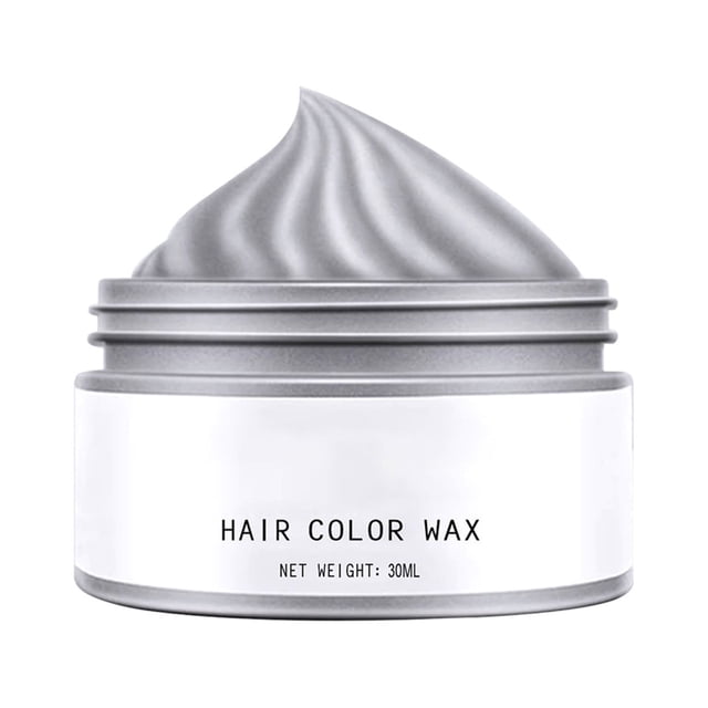 Cire Colorante pour Cheveux Naturelle Instantanée Unisexe Lavable Hydratante Modélisation Mode Colorée Cire Colorante Jetable Coiffure Naturelle Teinture Pommade