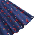 thumbnail image 5 of Women's Pleated Vintage Skirt Floral Print A-line Midi Skirts with Pockets, 5 of 6