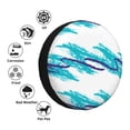 thumbnail image 4 of Kdxio Northern Lights Tire Cover Wheel Protectors Tyre Covers Weatherproof Wheel Covers Universal Fit for Trailer Rv SUV Truck Camper Travel Trailers-15 inch, 4 of 6
