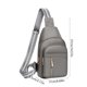 thumbnail image 3 of Bolso de cuero para mujer - Bolso bandola, diseño europeo vintage, 14,56x6,69x2,16 pulgadas, bolso de viaje en naranja, gris, rojo, beige, 3 of 6