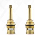 thumbnail image 1 of Ceramic Brass Replacement Faucet Cartridges (Red + Blue), 1 of 5