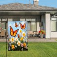 thumbnail image 3 of Amhnf Butterfly And Daffodil Garden Flag For Home Outdoor Garden Yard Decor 12x18 inch, 3 of 5