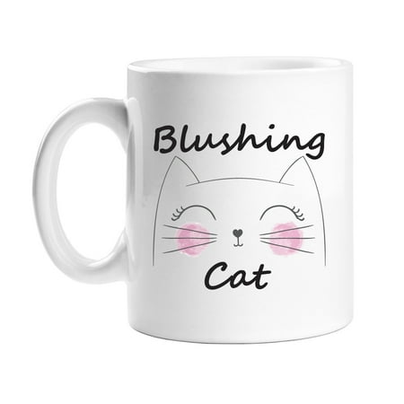 

Blushing Cat Coffee Mug