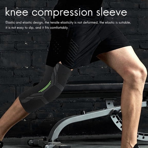 4 x Sports knee pads-Black & green