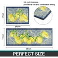 thumbnail image 4 of Kitchen Mat Set of 2 Non Slip Lemon Kitchen Runner Rug Farmhouse Floor Mat for Home Kitchen Decor-17*24 + 17*47 inches, 4 of 5