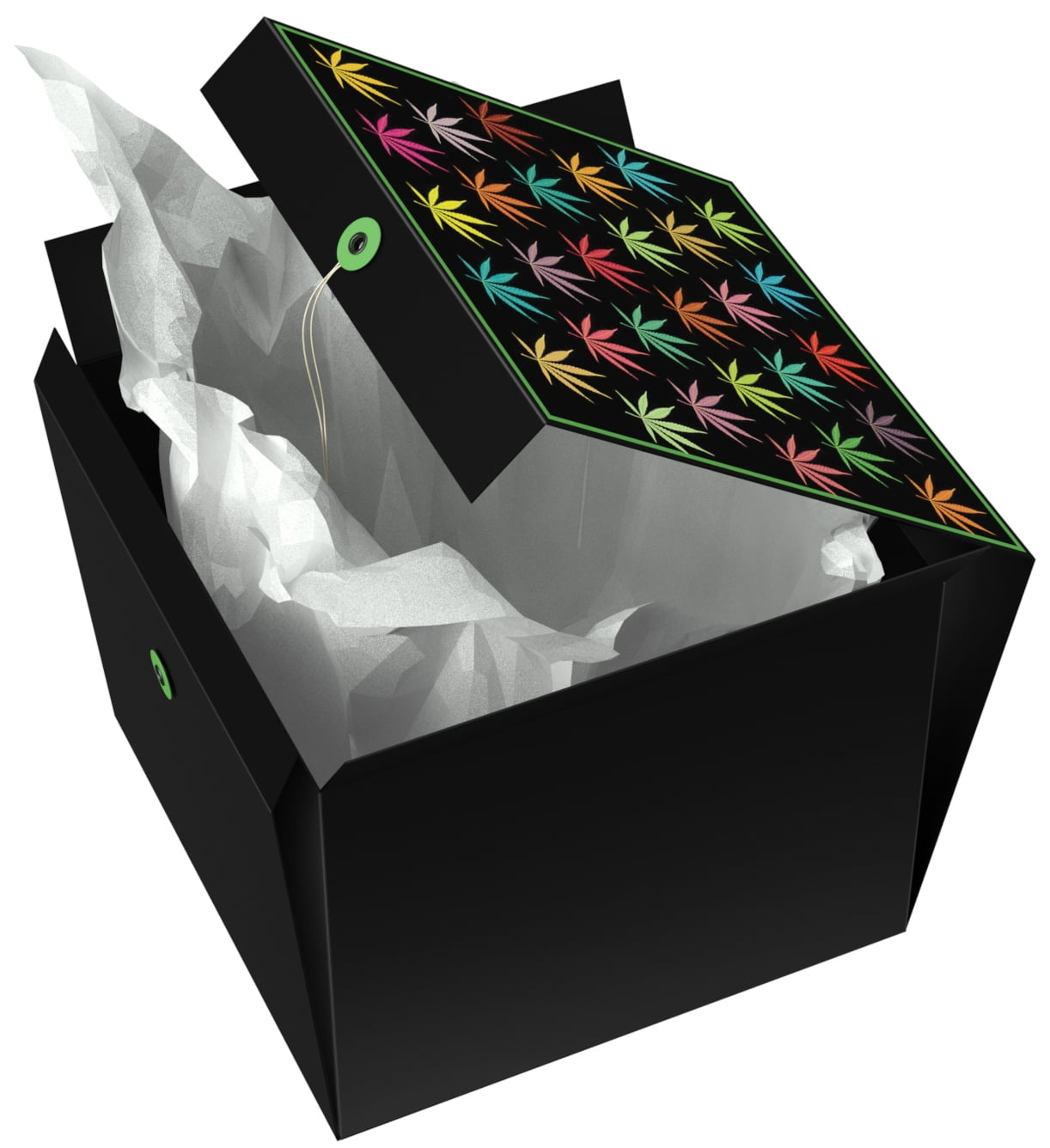 EZ Gift Box Large Gift Box Colored Leaves Kabiss 10x10x8 No Wrapping Needed Pops Up In Seconds