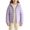 Light Violet, variant on Kids Packable Hooded Puffer Jackets Lightweight Solid Zip Up Coat Windproof Water-Resistant Outerwear Outdoor Back to School Daily Wear