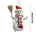 thumbnail image 3 of Christmas Ornament Adornos De Navidad Christmas Decorations Indoor Unique Christmas Snowman Decoration Acrylic Vintage Christmas Ornaments Christmas Ornaments Set Hanging Pendant Christmas Tree, 3 of 5