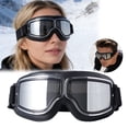 thumbnail image 1 of Klonfd Motorcycle Goggles Fits Over Glasses Soft Padded Riding Glasses With Slip Strap, 1 of 6