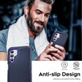thumbnail image 1 of Pour Samsung A14 Case, Samsung Galaxy A14 5G Case with [2 Pack] Tempered Glass Screen Protecteurs, 3 en 1 Full Body Shockproof Rubber Dust Rugged Defender Protection Case Galaxy A 14, Blue, 1 of 9