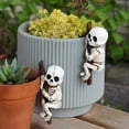 thumbnail image 2 of Set de esculturas de esqueleto de resina para decoración de jardín de Halloween, 2 of 4