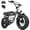 Gray, variant on ESKUTE V201 Electric Bike for Adults & Teens 750W Peak 1500W, 30MPH, 48V 15Ah Battery, 20"x4.0" Fat Tire E-Bike, 7-Speed, Front Suspension, All-Terrain Ebike Black, UL2849