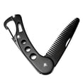 thumbnail image 1 of Stainless Steel Knife Type Straight Comb Men's Beard Making Tool Beard Comb, 1 of 4