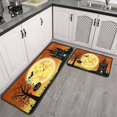 thumbnail image 2 of Halloween Kitchen Mats Sets Of 2 Spooky Boo Kitchen Rugs and Mats for Door Bath Non-Slip Runner Rug Decorations for Home Dining Room (17x47in+30x17in), 2 of 7