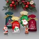thumbnail image 4 of 5Pcs New Year Christmas Candy Packaging Santa Gift Bag Xmas Plastic Bag Decorations for Home, 4 of 5