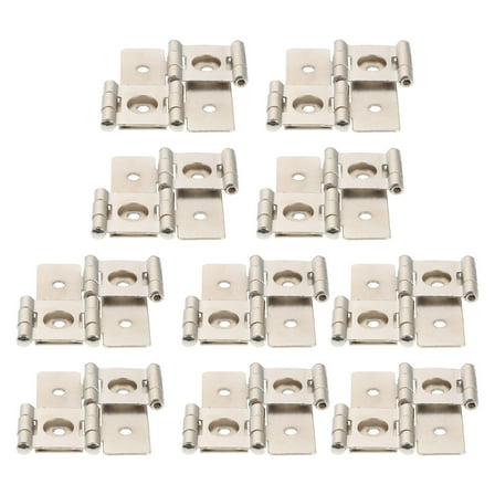 FRCOLOR 10pcs Double Acting Hinge Oil Iron Door Hinge Gate Corner Cabinet Hinges