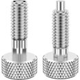 thumbnail image 1 of Yazoeia 2Pcs Hand Retractable Spring Plunger Stainless Steel Lock Out M6 Type Quick Release Pins Sturdy Plunger Screw with 0.500inch Thread Length for Rolling Tool Boxes Molds CJC912-148569, 1 of 8