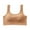 Brown, variant on 2PC Women'S Bras Back Wrapped Breast Latex Breast Pad Breast Yoga Womens Spring Clothes,Khaki,One Size