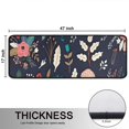 thumbnail image 5 of Kitchen Rugs Sets Of 2,Pioneer Flower Floral Print Pattern Anti Fatigue Kitchen Mat Rugs Non Slip Washable,Decorative Kitchen Floor Mats for Kitchen,Sink,Laundry,17"x47"+17"x47", 5 of 5