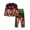 thumbnail image 2 of Lsque Scooby-Doo Pattern Long Sleeve Pajama Set for Women - Soft 2-Piece Sleepwear and Loungewear Set with Pockets, Comfy Nightwear, 2 of 8