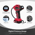 thumbnail image 3 of Avid Power Tire Inflator Air Compressor, 20V Cordless Car Tire Pump with Rechargeable Li-ion Battery, 12V Car Power Adapter, Digital Pressure Gauge, 3 of 7
