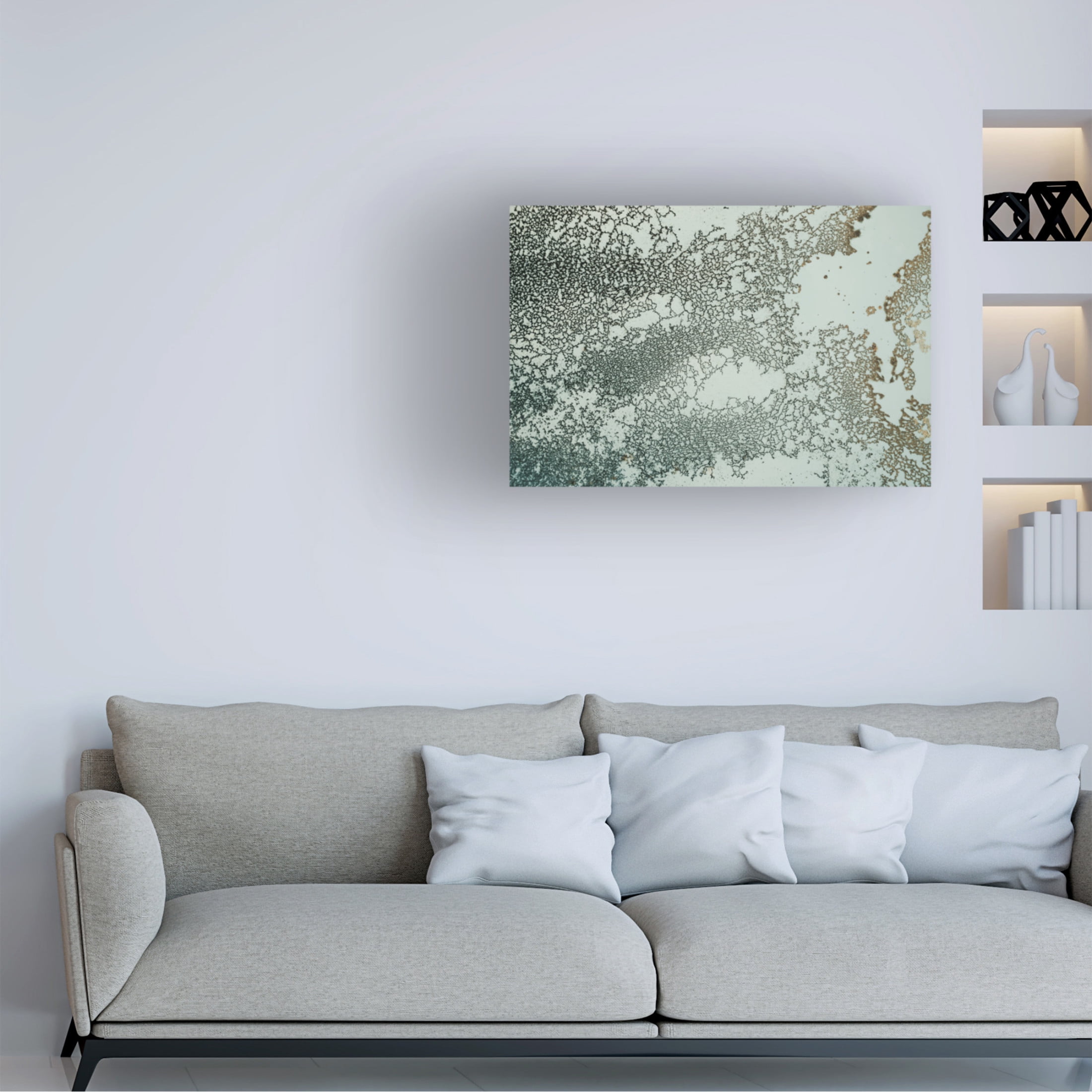 Canvas Wall Art - Petra Meikle de Vlas 'Synchronize' Wall Art for Living Room, Bedroom, or Office Décor by Trademark Fine Art - 24 x 16 Inches