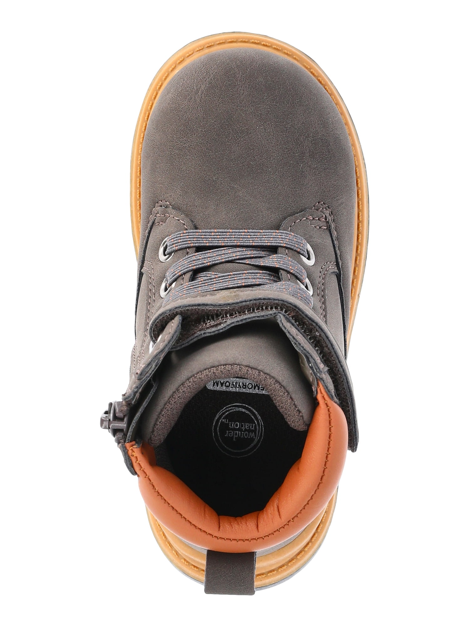 Wonder Nation Toddler Boys' Lace Up Hiker Boots