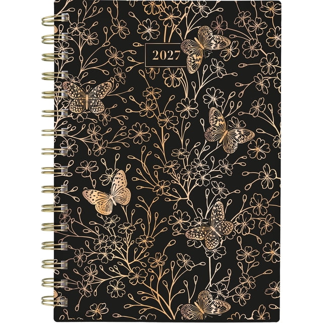 2027 Cambridge® Golden Butterfly Weekly and Monthly Planner, Small