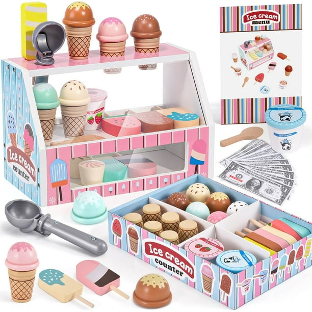 Juguetes de helados de madera Toyssa Kids Kitchen Play Store