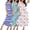 Black/Grey/Green Floral, variant on Ekouaer 3 Pack Long Nightgowns for Women Plus Size House Dress Short Sleeve Night Gown V Neck Casual Nightshirt