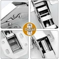 thumbnail image 4 of 10 bisagras para puertas de gabinetes, bisagras para puertas de cocina, bisagras para muebles de 90° de 3 pulgadas, bisagras ocultas, tornillos surtidos, adecuadas para puertas de gabinetes y puertas de gabinetes de oficina   ER, 4 of 5
