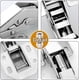 thumbnail image 4 of 10 bisagras para puerta de armario, bisagra para puerta de cocina, bisagra para muebles de 90° de 3 pulgadas, bisagra invisible, tornillo de coincidencia, TUNC Sencillez, 4 of 5