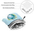 thumbnail image 6 of Pofeuu Dreaming Travel Print Oven Mitts and Pot Holders 4 pcs Set,High Heat Resistant 500 Degree Extra Thicken Long Kitchen Cotton Oven Glove for Cooking, 6 of 6