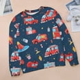 thumbnail image 6 of Fire Engine Car Truck Mom Sweatshirt For Women Long Sleeve Pullover, 6 of 7