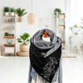 thumbnail image 3 of Guardoinrt Foulards Écharpe Casual Style Rétro Tête Warm Coton Foulard Fleur 175CM 1Set, 3 of 6
