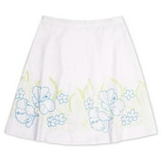 George - Women's Embroidered Linen Skirt